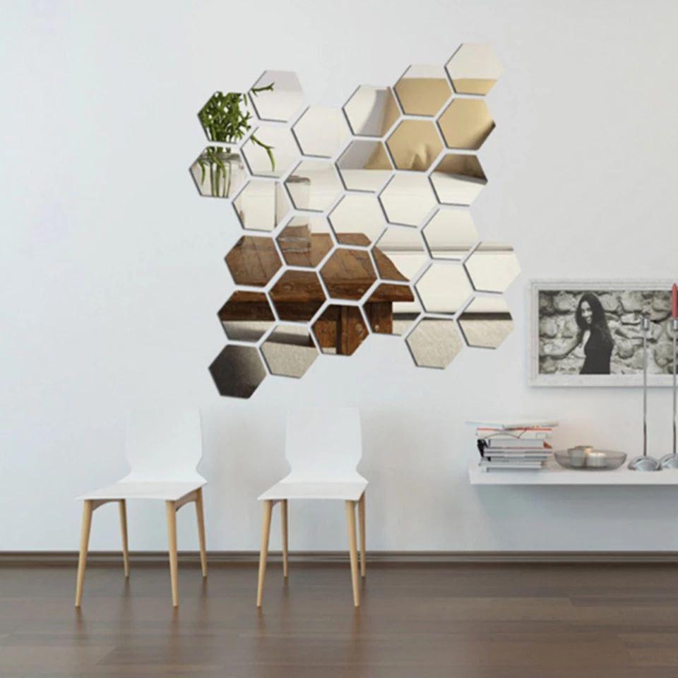 مرايات خلية نحل ديكور لاصقة من Pop Mart