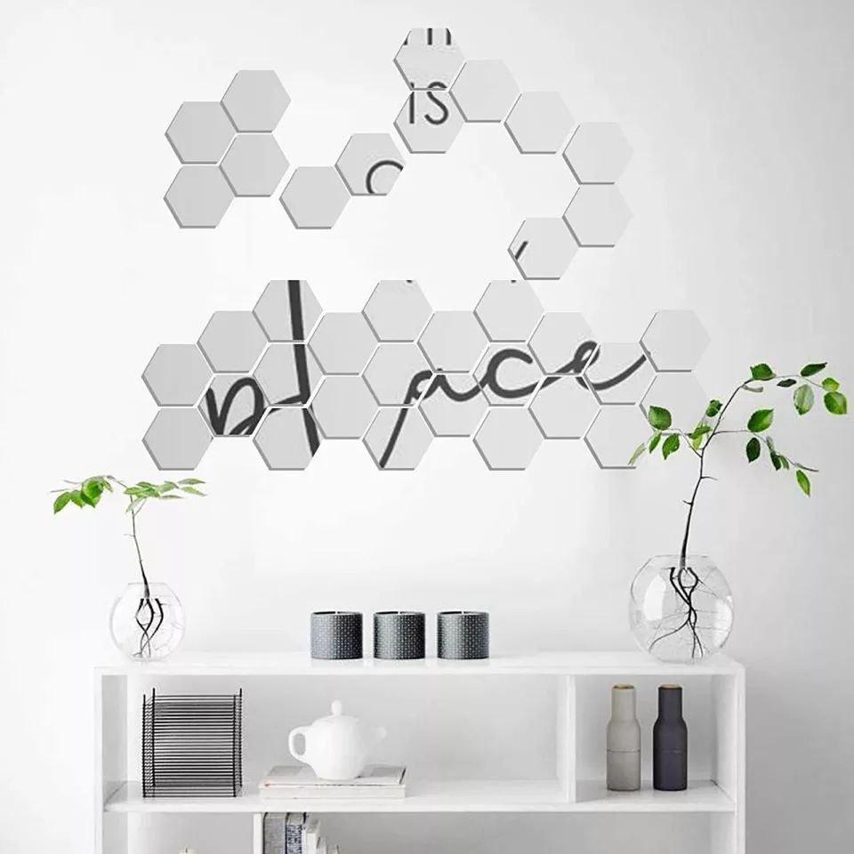 مرايات خلية نحل ديكور لاصقة من Pop Mart