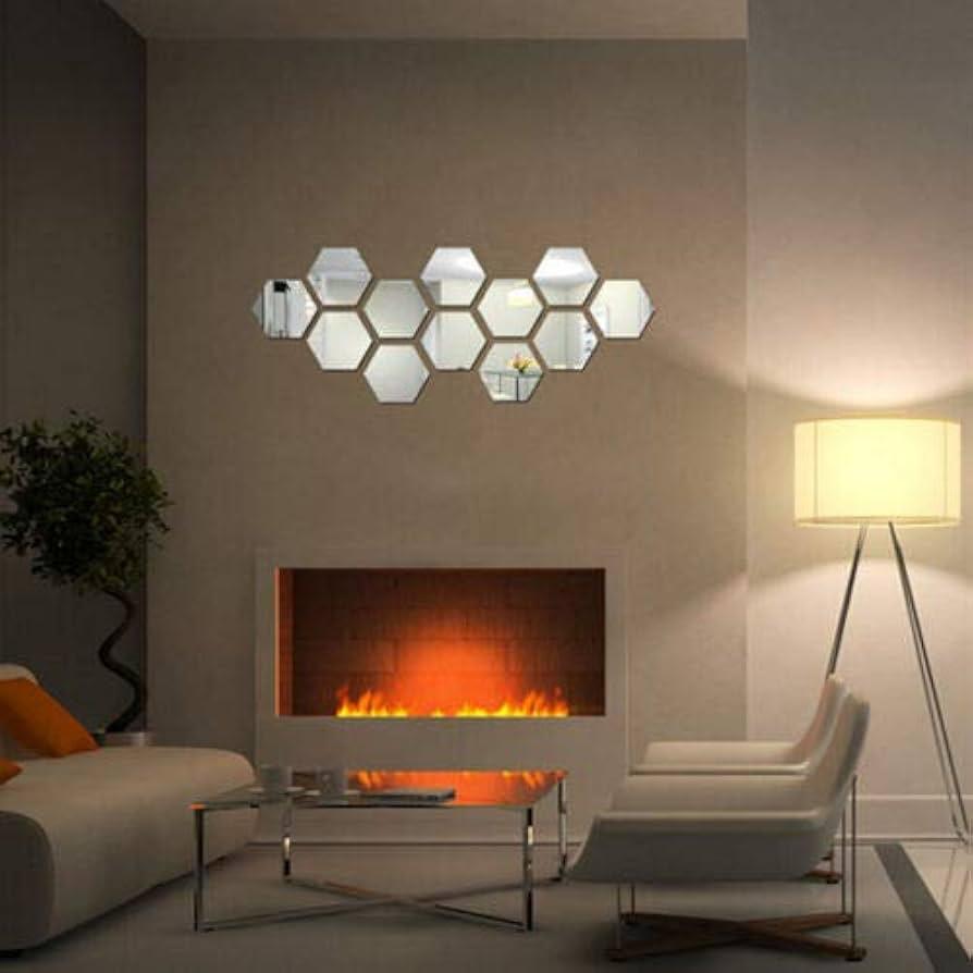 مرايات خلية نحل ديكور لاصقة من Pop Mart