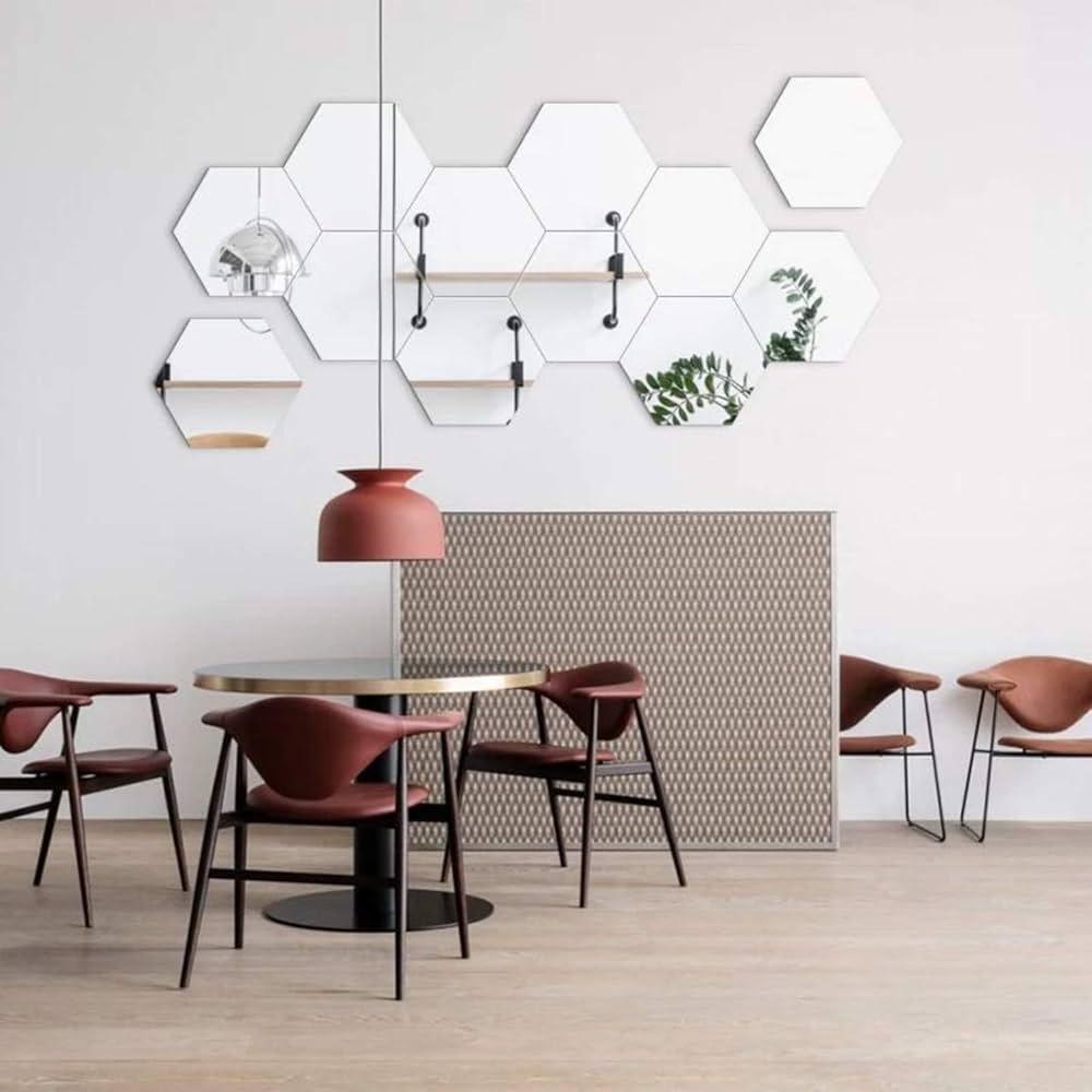 مرايات خلية نحل ديكور لاصقة من Pop Mart